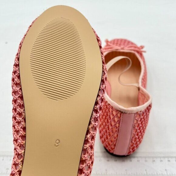 Miss left Pink Braid Girls Adorable Round Toe Mary Jane Flats Bowknots Shoes - Picture 5 of 8